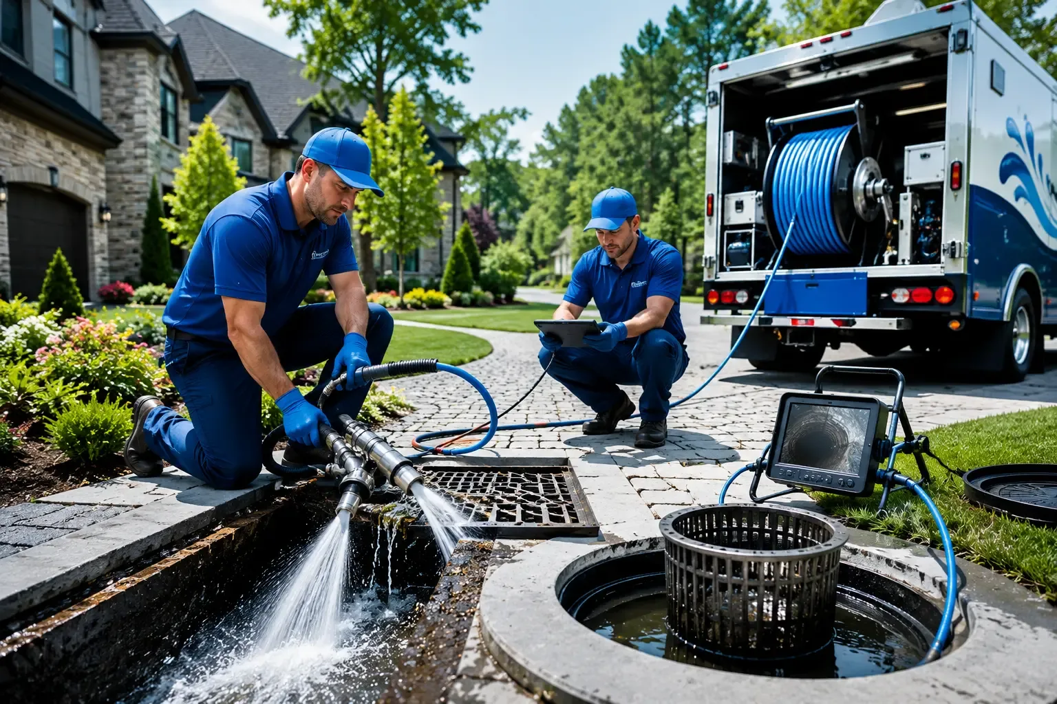 Local outdoor drain cleaning professionals in Santa Fe, MO