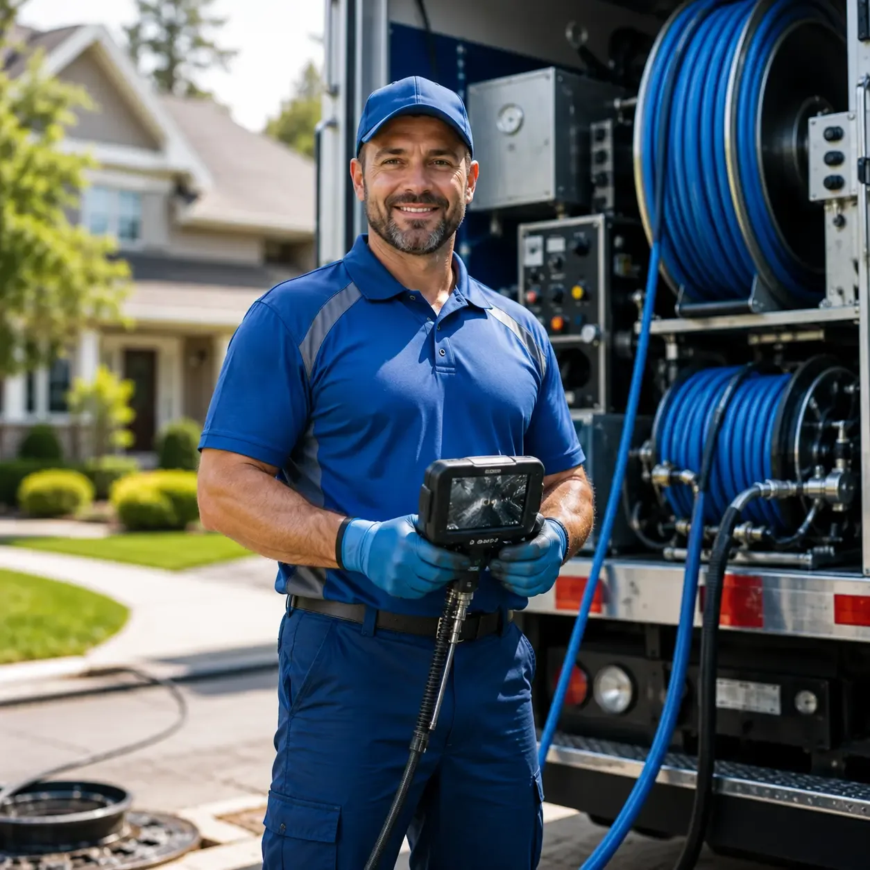 Local outdoor drain cleaning specialists in Santa Fe, MO